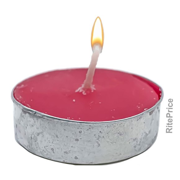 30 Pcs (1 Pack) Strawberry Tealight Candles, Aromatherapy 2.5 hrs Burn Freshener - Picture 4 of 11